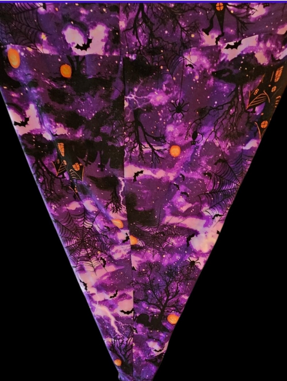 Terra & Sky Purple Halloween Theme Leggings■ Nwot